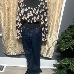 Michael Kors Indigo Flare Jeans